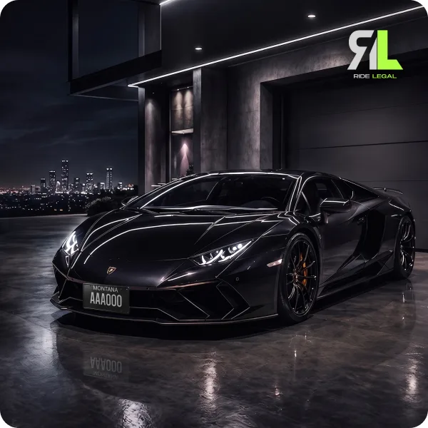Ride Legal exotic car parked at a private residence